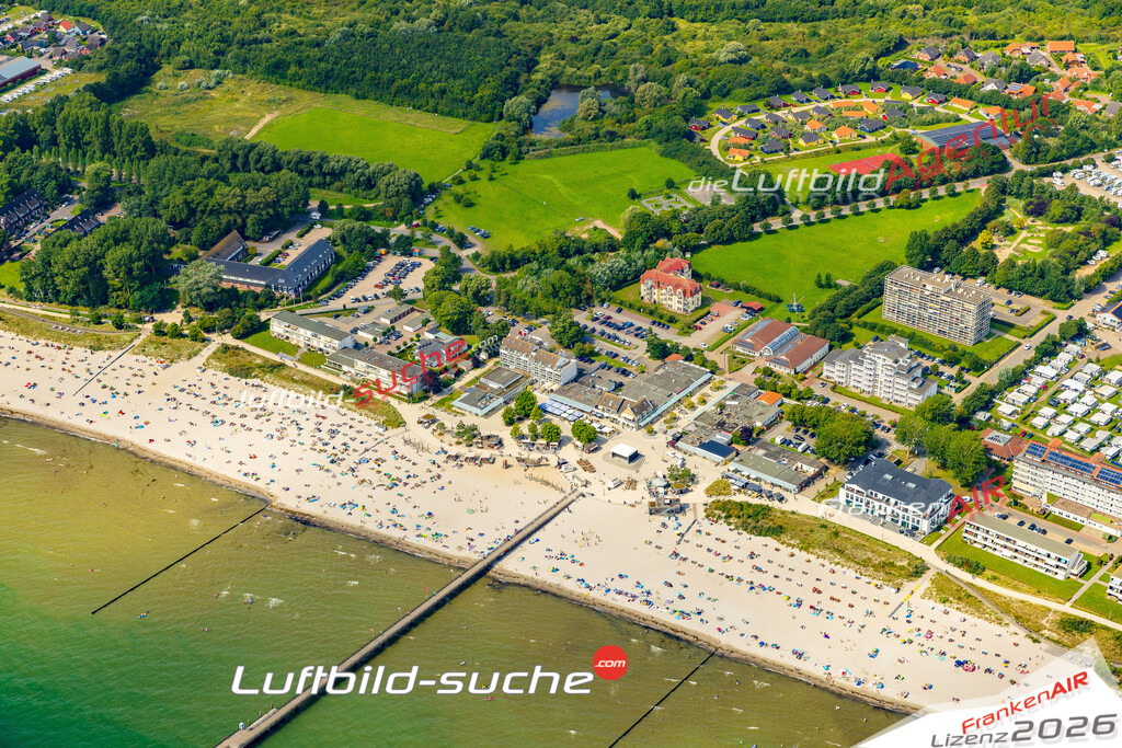 Ostsee Strand Großenbrode Bild- Das Luftbild wurde 2025 vom UL-Flugzeug heraus erstellt ( keine Drohne bzw. Drohnenaufnahme ) - Hochauflösende Luftaufnahme -Nicht vergleichbar mit Google Maps oder Satelittenbilder- Die Geschenkidee !Mit Lizenz und Bildrechte bestellbar - CC