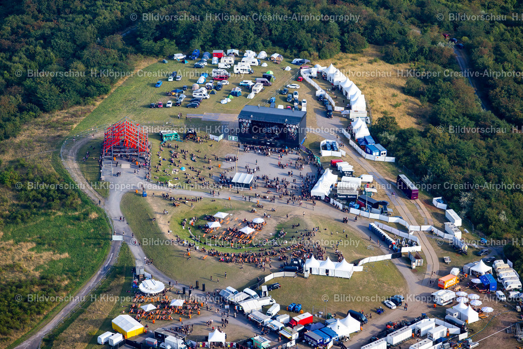 Luftbild Neukirchen-Vluyn-5471 | Musik- Konzert " Dong Open Air " auf der Freilichtbühne in Neukirchen-Vluyn im Bundesland Nordrhein-Westfalen, Deutschland - Realisiert mit Pictrs.com