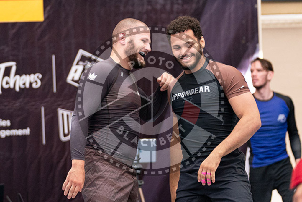 20230826PBB54497 | Fighters compete during the AJP INTLPRO BJJ and grappling competition in Hamburg, Germany, on August 26 2023.