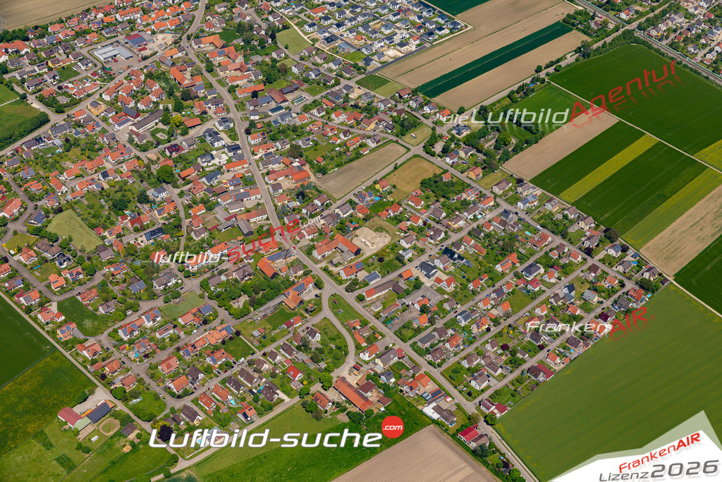 Die Luftaufnahme Erlingen - Meitingen wurde 2021 mittels Flugzeug (keine Drohne) erstellt. Hohe Auflösung -für große Poster und Wandbilder geeignet!