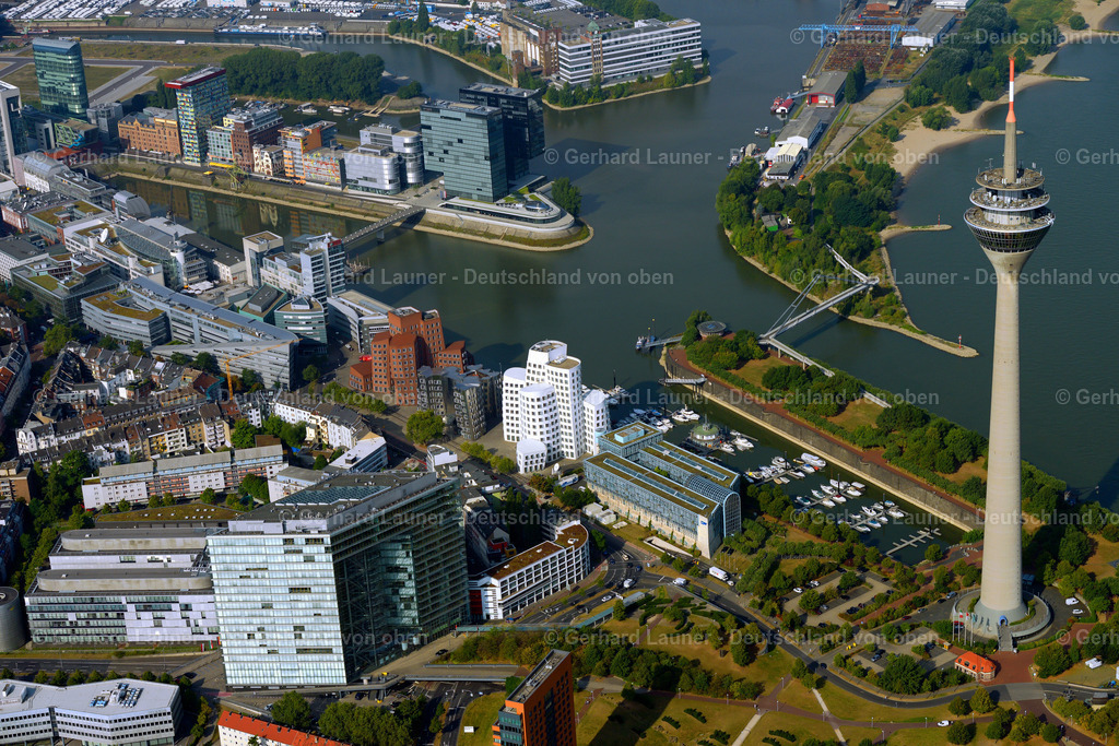 3293455 | Stadtteil Hafen und Fernsehturm Düsseldorf