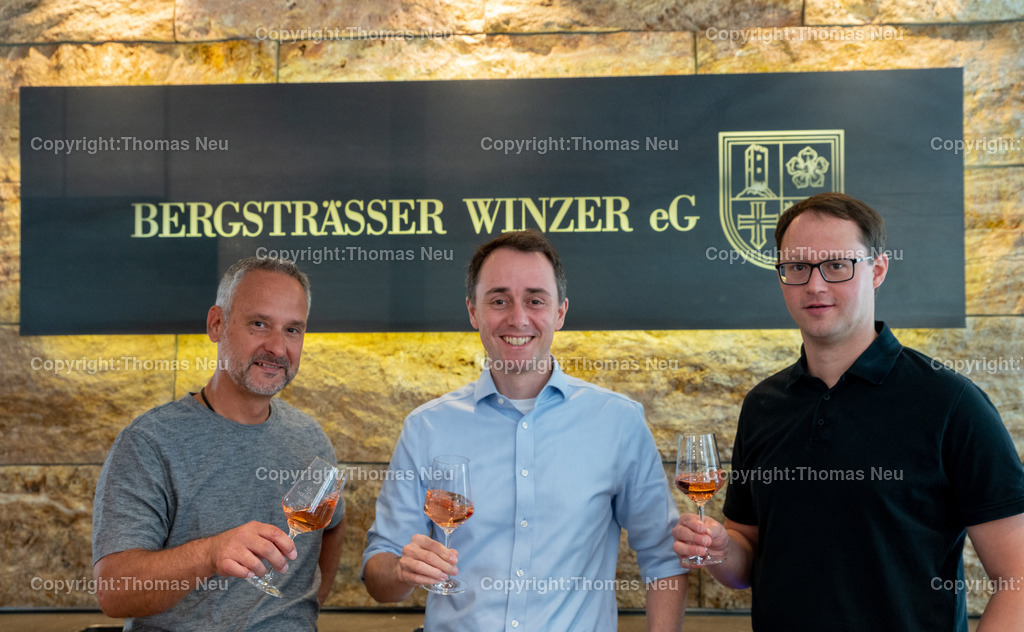 DSC_8801 | bss, Heppenheim, Winzerfestbeilage, Winzer EG, von links: Dirk Herdner, Patrick Staub und Thomas Schmitt, ,, Bild: Thomas Neu