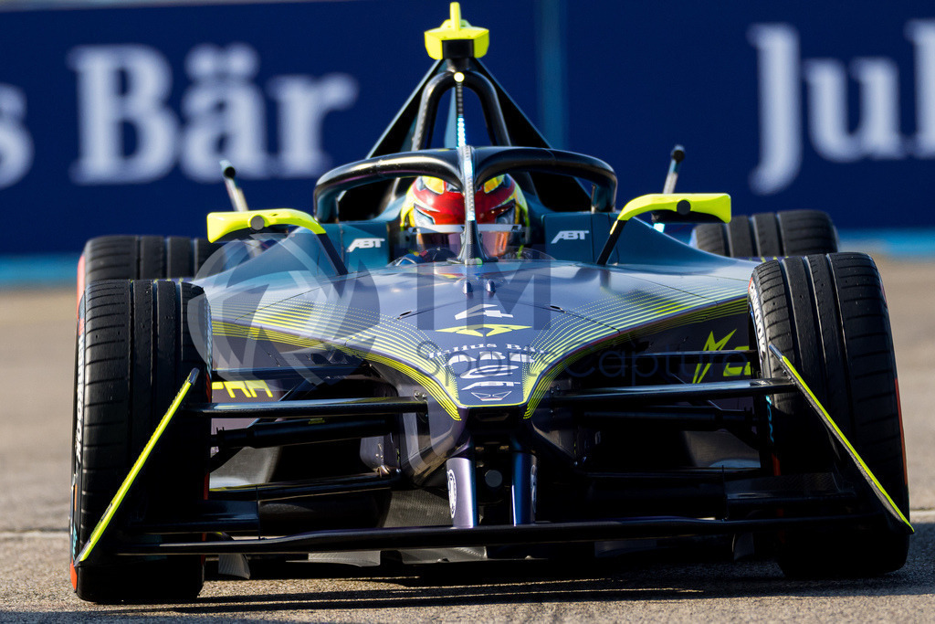 GEPA-20230422-101-147-0022 | BERLIN,GERMANY,22.APR.23 - MOTORSPORTS, FORMEL E - E-Prix of Berlin, Berliner Tempelhof Airport Circuit, free practice. Image shows Robin Frijns (NED / ABT). 
Photo: GEPA pictures/ Matthias Trinkl