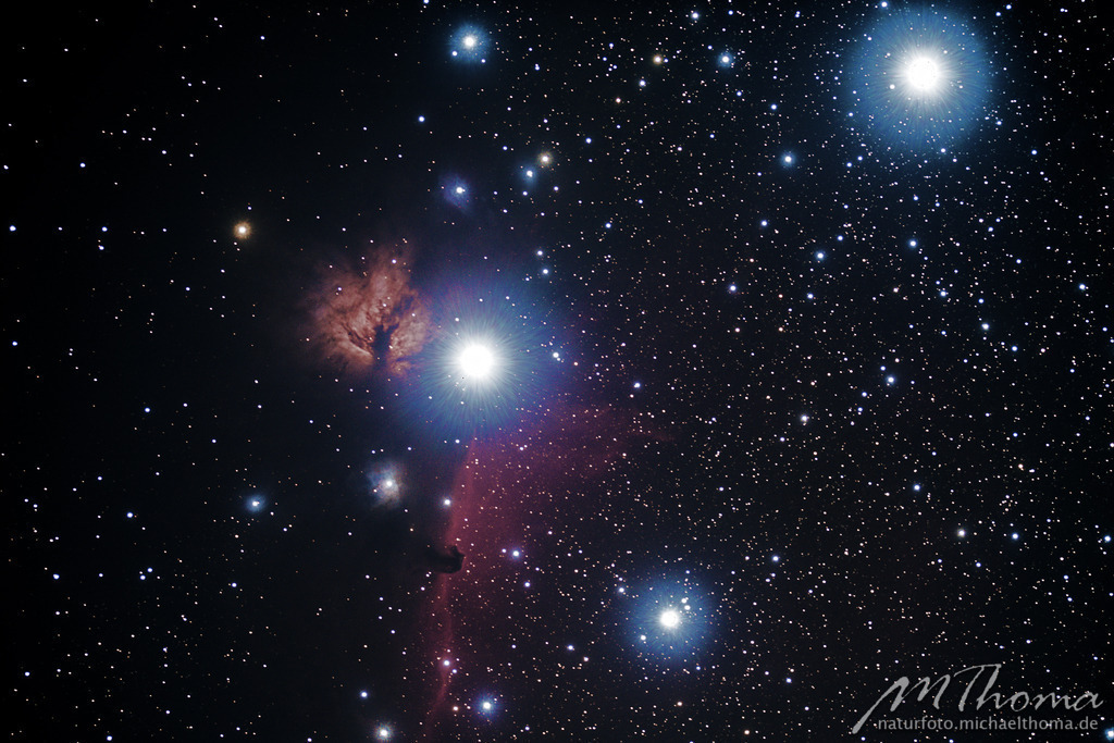 Flammen- und Pferdekopfnebel | Dies ist der Online-Shop von naturfoto.michaelthoma.de. Ich bin leidenschaftlicher Naturfotograf und fotografiere von der Andromedagalaxie bis zum Zwergtaucher, von der Ameise bis zum Orionnebel alles was mit Natur zu tun hat. Hier kann eine Auswahl meine - Realisiert mit Pictrs.com