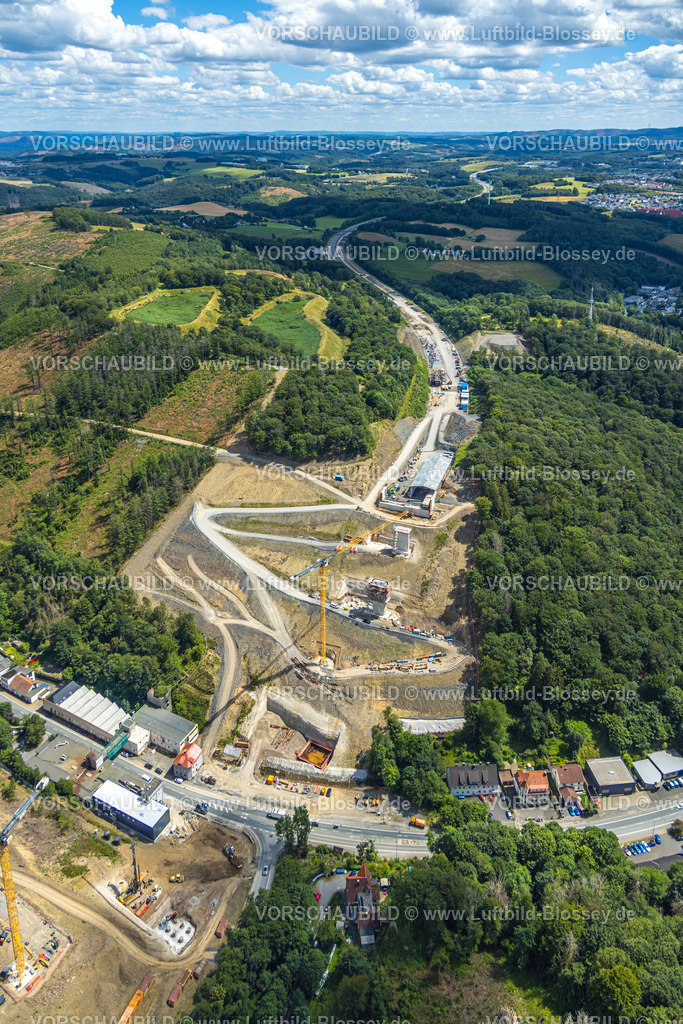 Luedenscheid240709196 | Lüdenscheid, Rahmedetalbrücke, A45, Sauerlandlinie, Sauerland, Nordrhein-Westfalen, Deutschland