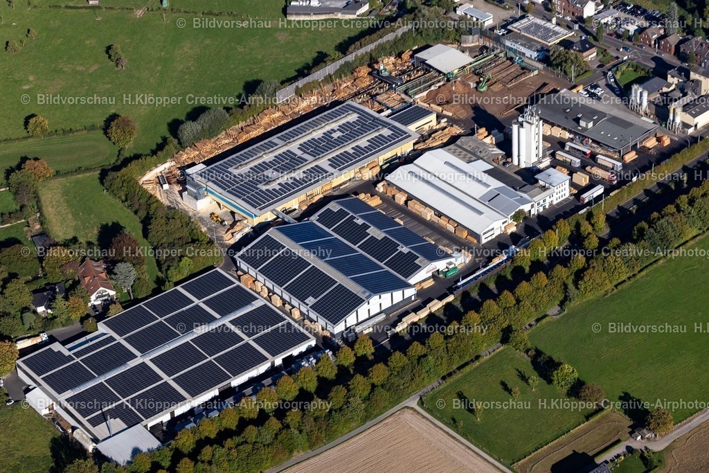 Lufbilder Würselen-5984 | Holzverarbeitungs- Hersteller " Gebr. Eigelshoven GmbH &amp; Co. KG " in Würselen im Bundesland Nordrhein-Westfalen, Deutschland - Realisiert mit Pictrs.com