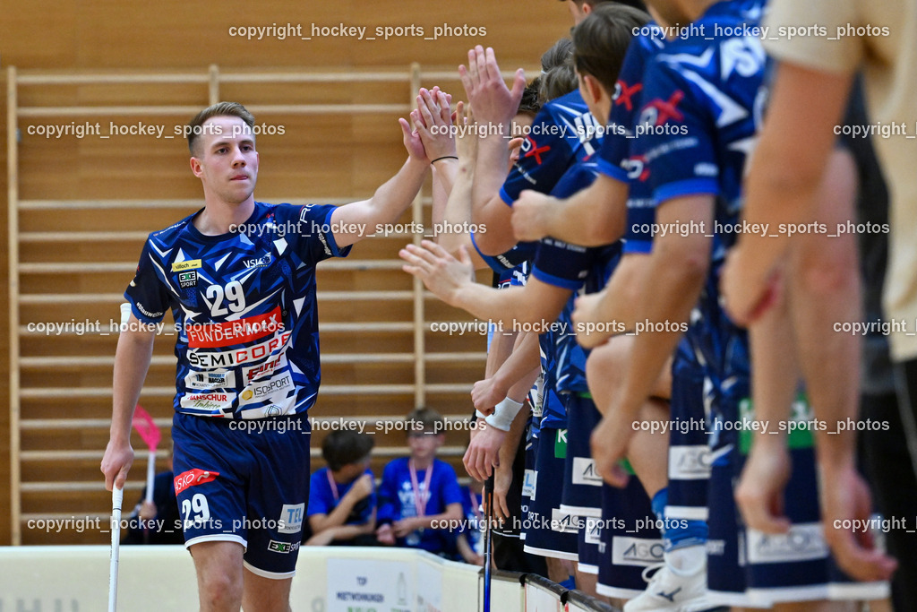 VSV Unihockey vs. Wiener Floorball Verein | #29 Anze Brajic VSV Unihockey, VSV Unihockey vs. Wiener Floorball Verein, VSV Unihockey vs. Wiener Floorball Verein am 18.05.2025 in Villach (Ballspielhalle St. Martin), Austria, (Photo by Bernd Stefan)