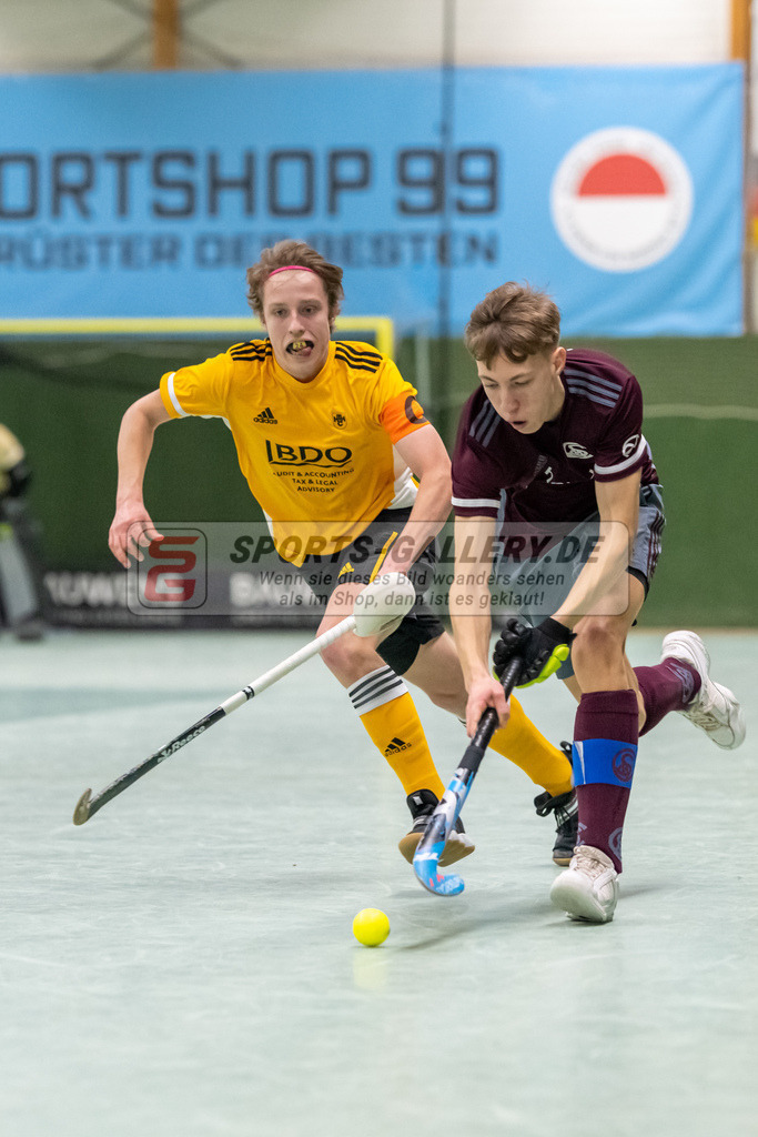 SFE_20230304_0003 | Deutsche Meisterschaft Männliche U16 Halle 2023 am 04.03.2023 in Köln (KTHC Stadion Rot-Weiss Köln Tennis and Hockey Club), Photo: Stephan Fehrmann 2022 (Sports-Gallery)