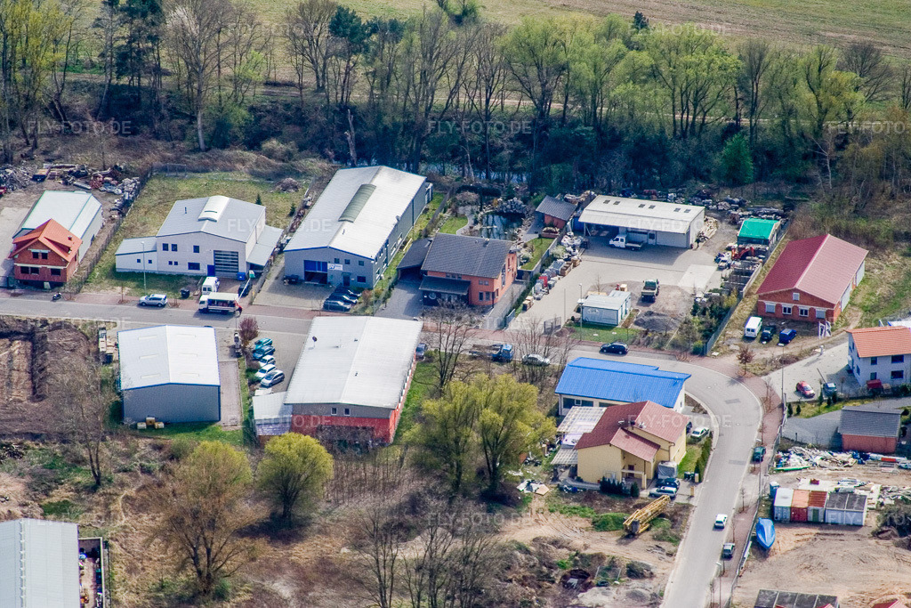 Luftbild: Mittelwegring in Jockgrim im Bundesland Rheinland-Pfalz in Deutschland. Foto: IMG_10270.jpg vom 08.04.2008 durch Werner Riehm/FLY-FOTO.de