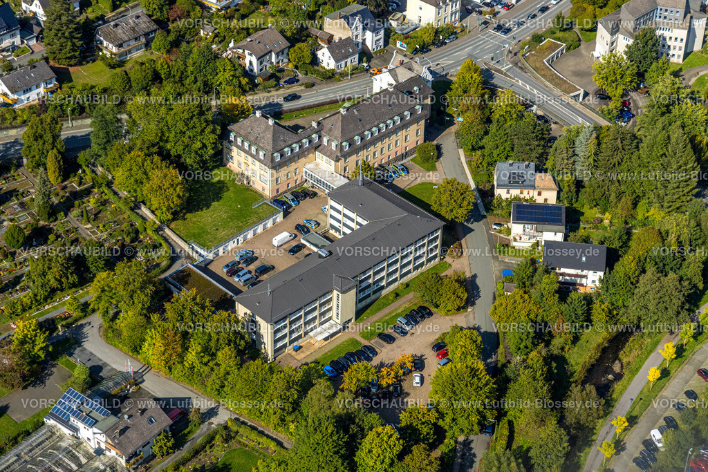 Meschede220901724 | Luftbild, Amtsgericht, Kreispolizeibehörde HSK, Meschede-Stadt, Meschede, Sauerland, Nordrhein-Westfalen, Deutschland