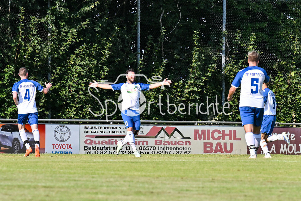 TSV Inchenhofen - SF Friedberg | Jubel nach 0-1 Friedberg 10