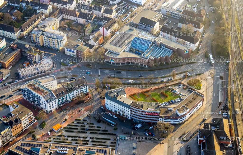 Hamm241200753 | Luftbild, City mit Platz der Deutschen Einheit, B&amp;B HOTEL Hamm am Willy-Brandt-Platz, Mitte, Hamm, Ruhrgebiet, Nordrhein-Westfalen, Deutschland