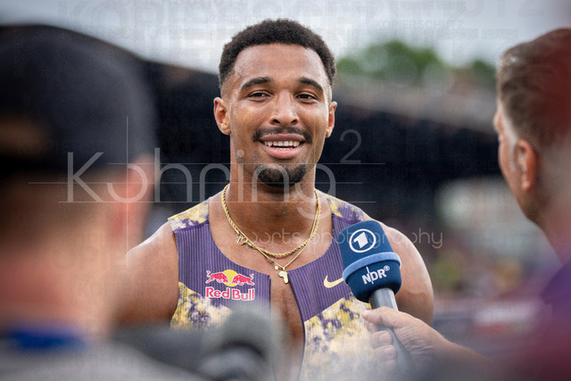 Multisport Event; Ratingen, 28.06.2026 | RATINGEN, GERMANY - JUNE 28, 2026 : Leo Neugebauer (GER / Germany), overall winner of the decathlon (8573 pts.) during the Multisport Event at Stadion Ratingen on June 28, 2026 in Ratingen, Germany.