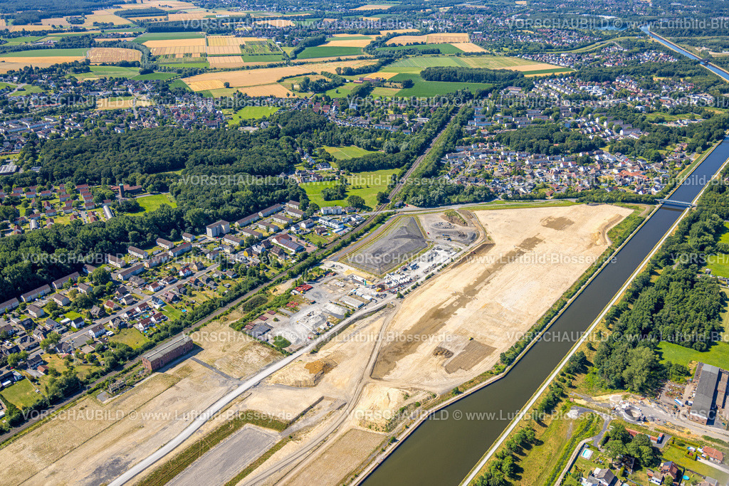 Bergkamen230702278 | Luftbild, Wasserstadt Aden am Datteln-Hamm-Kanal, Baugebiet für geplantes Stadtquartier, Weddinghofen, Bergkamen, Ruhrgebiet, Nordrhein-Westfalen, Deutschland
