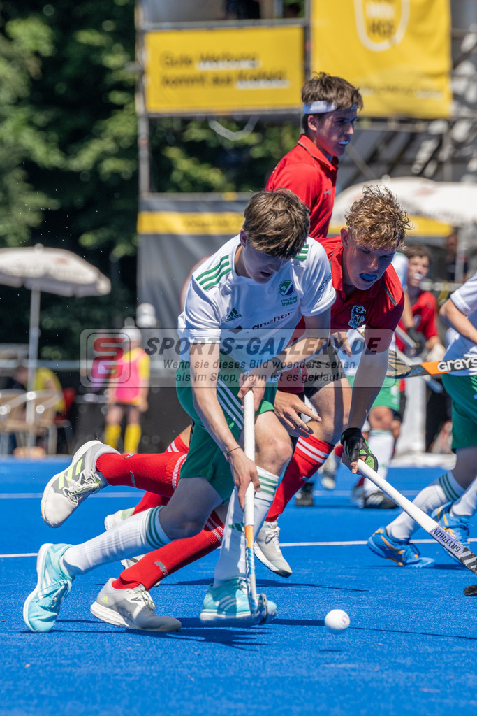 SFE_20230708_0040 | EuroHockey EM U18 Boys Austria vs Ireland am 08.07.2023 in Krefeld (Gerd-Wellen-Hockeyanlage), Photo: Stephan Fehrmann 2023 (Sports-Gallery)