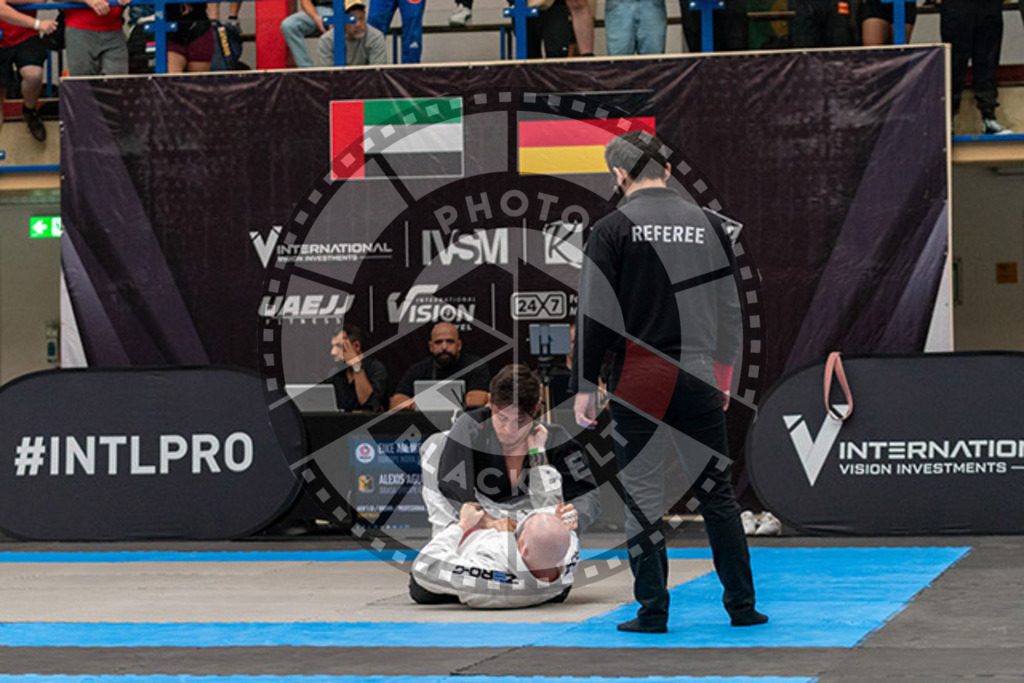 20230826PBB52046 | Fighters compete during the AJP INTLPRO BJJ and grappling competition in Hamburg, Germany, on August 26 2023.