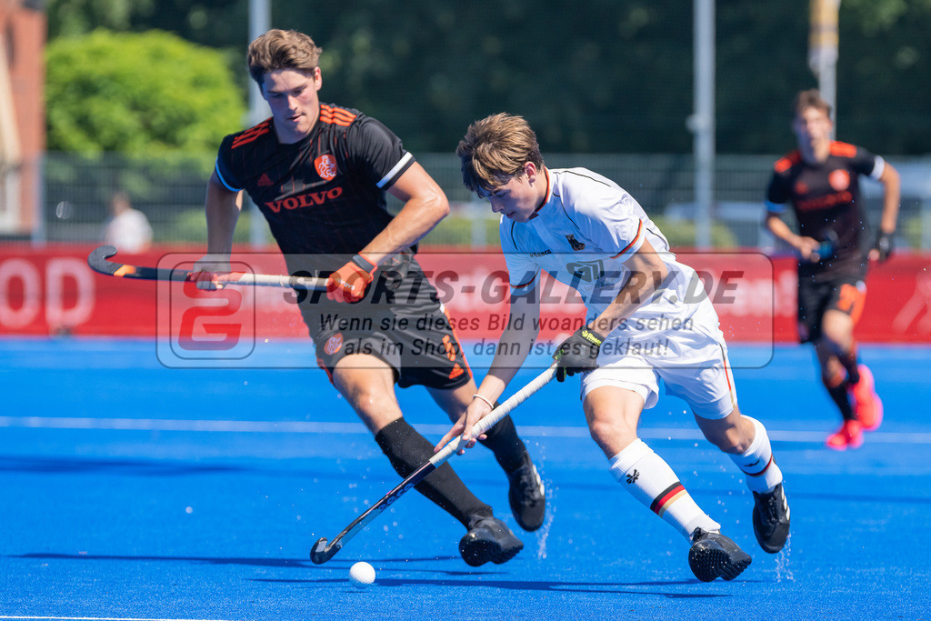 HK_20230625_109086 | mU18 Test Länderspiel Deutschland - Niederlande am 25.6.2023 CHTC , Krefeld ,