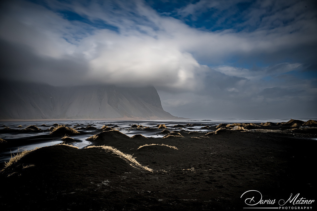 Der Schwarze Strand von Vesturhorn | Der Schwarze Strand von Vesturhorn auf Island