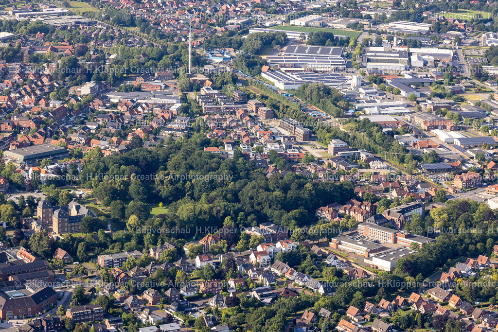 luftbilder-ahaus-kreis Borken-9838 | Luftbild Stadt Ahaus und Wasserschloss Ahaus - Realisiert mit Pictrs.com