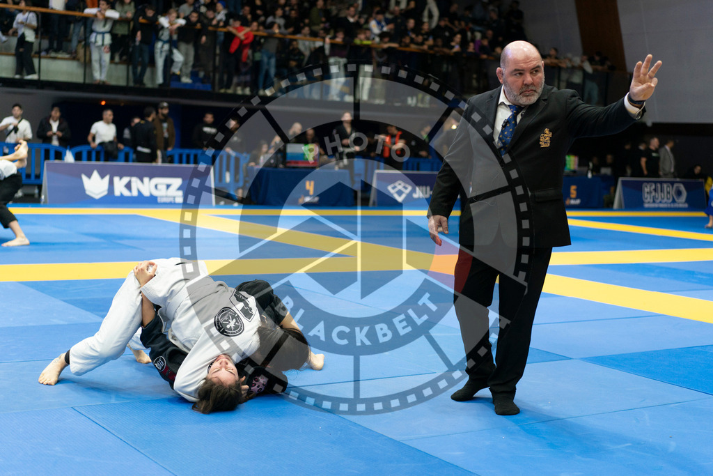 20240119PBB2769 | Fighters compete during the IBJJF European Championship in Paris, France, on January 19, 2024.