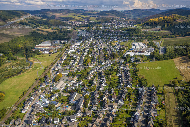 Bestwig220901861 | Luftbild, Ortsansicht Velmede, Bestwig, Ruhrgebiet, Nordrhein-Westfalen, Deutschland