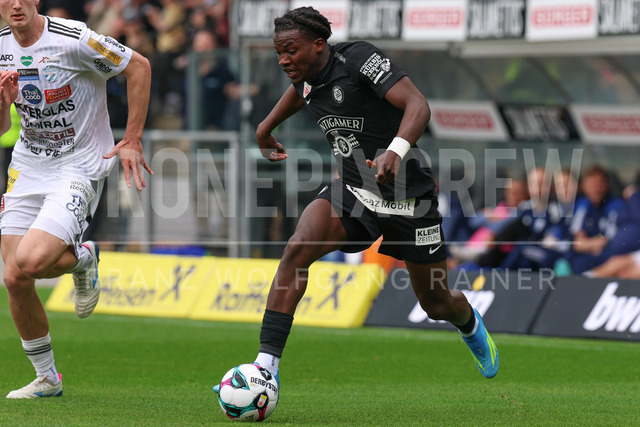 SK Puntigamer Sturm Graz vs TSV Egger Glas Hartberg – Championship Group    | Graz, Austria, 12.Apr.26 - SOCCER - ADMIRAL Bundesliga, SK Puntigamer Sturm Graz vs TSV Egger Glas Hartberg. The image shows Seedy Jatta (STU).    