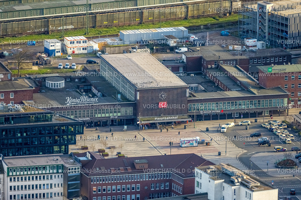 Duisburg230100669 | Luftbild, Duisburg Hbf Westeingang, Portsmouthplatz, Dellviertel, Duisburg, Ruhrgebiet, Nordrhein-Westfalen, Deutschland