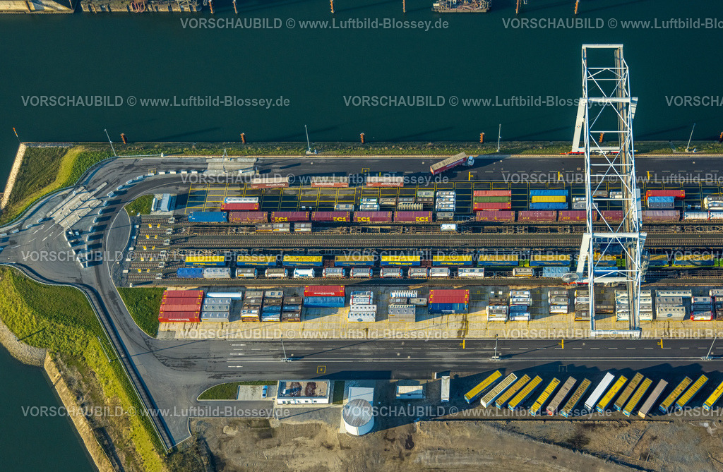 Duisburg241202741 | Luftbild, Hafen Duisburg duisport, Hafengebiet Containerterminal Kohleninsel, Ruhrort, Duisburg, Ruhrgebiet, Nordrhein-Westfalen, Deutschland