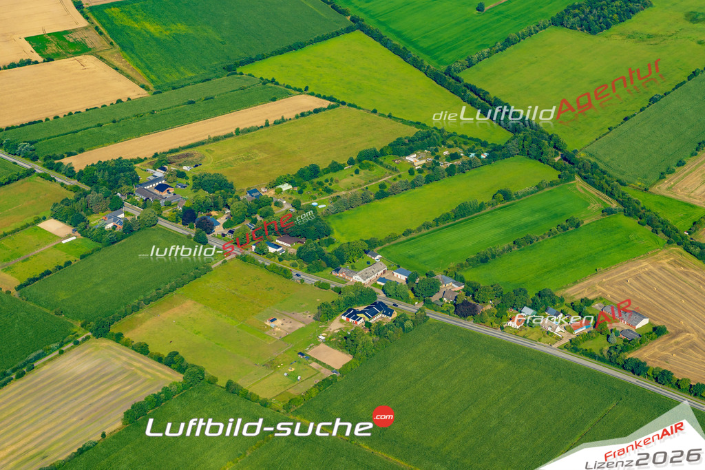 Schöne Luftaufnahme als Geschenk in Timmersiekfeld Handewitt - Die Luftbildaufnahme wurde 2025 vom UL-Flugzeug heraus erstellt ( keine Drohne ) - Hochauflösende Luftaufnahme -Nicht vergleichbar mit Google Maps oder Satelittenbilder- Die Geschenkidee !Mit Lizenz und Bildrechte bestellbar