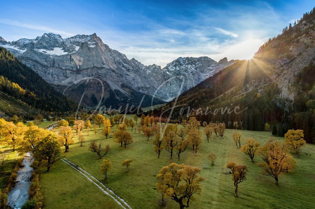 Eng | Sonnenuntergang in der Eng am Großen Ahornboden