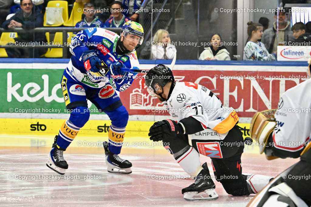 EC IDM Wärmepumpen VSV vs. Pioneers Vorarlberg | #26 Guus van Nes EC VSV, #77 Ivan Korecky Pioneers Vorarlberg, EC IDM Wärmepumpen VSV vs. Pioneers Vorarlberg, EC IDM WÄRMEPUMPEN VSV vs. Pioneers Vorarlberg am 03.10.2025 in Villach (Stadthalle Villach), Austria, (Photo by Bernd Stefan)