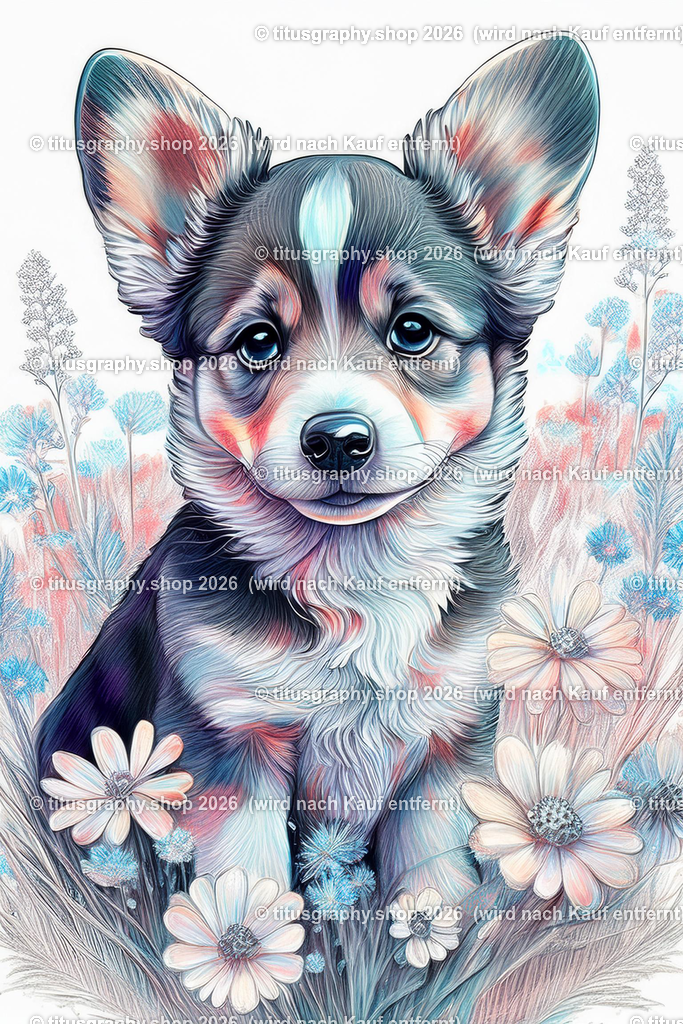 Hund 005 Generated Image | titusgraphy-shop: Geschenkideen mit Qualitätsfotos. titusgraphy-shop: gift ideas with quality photos. titusgraphy-shop: idées cadeaux avec photos de qualité.  - Realisiert mit Pictrs.com