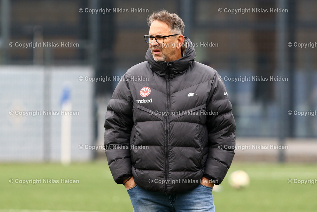 H_HamburgerSVU19_EintrachtFrankfurtU19_U19DFBNachwuchsliga_15022025 | Alexander Richter (NLZ-Leiter, Eintracht Frankfurt)Fußball I Junioren I U19 DFB-Nachwuchsliga I Saison 2024-2025 I Hauptrunde Liga A, Gruppe C, 3. Spieltag I Hamburger SV U19 - Eintracht Frankfurt U19 I 15.02.2025 I Alexander-Otto-Akademie