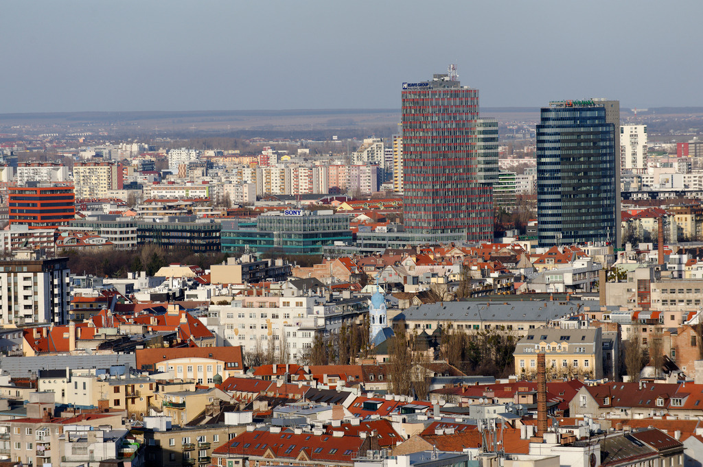moderner Stadtteil | Bratislava, Slowakei - March 03, 2012: moderner Stadtteil. - Realisiert mit Pictrs.com