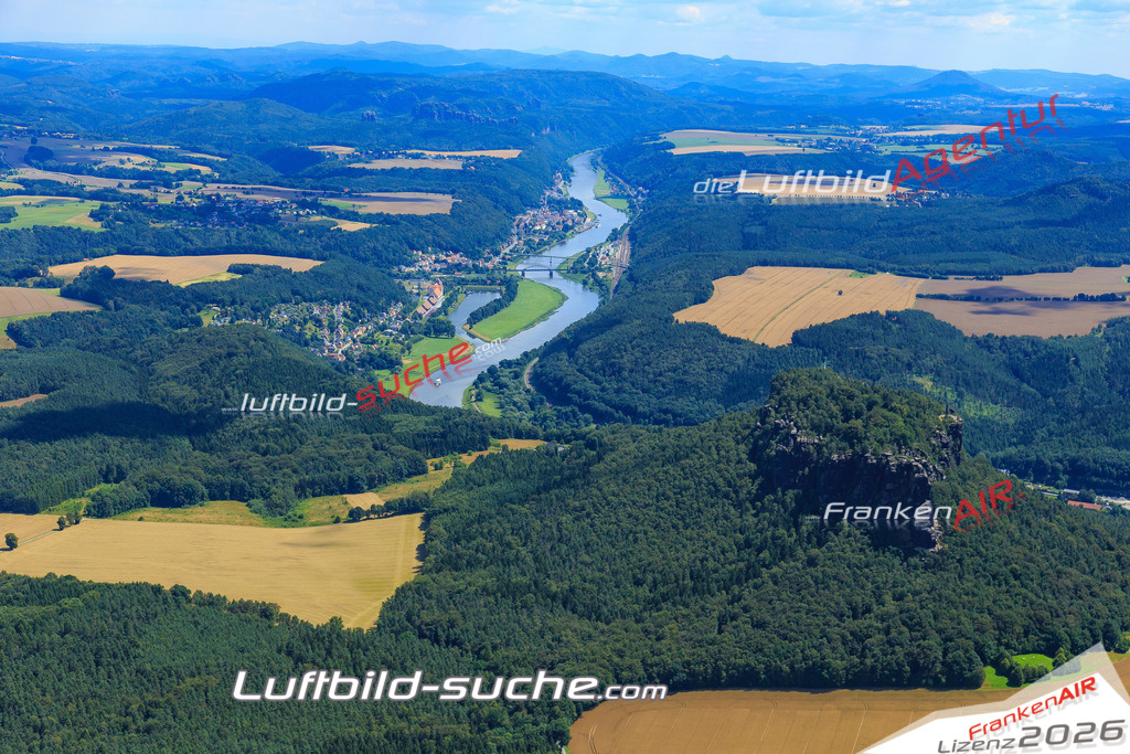Luftbild von  Porschdorf - Luftaufnahme wurde 2016 von https://frankenair.de mittels Flugzeug (keine Drohne) erstellt - die Geschenkidee