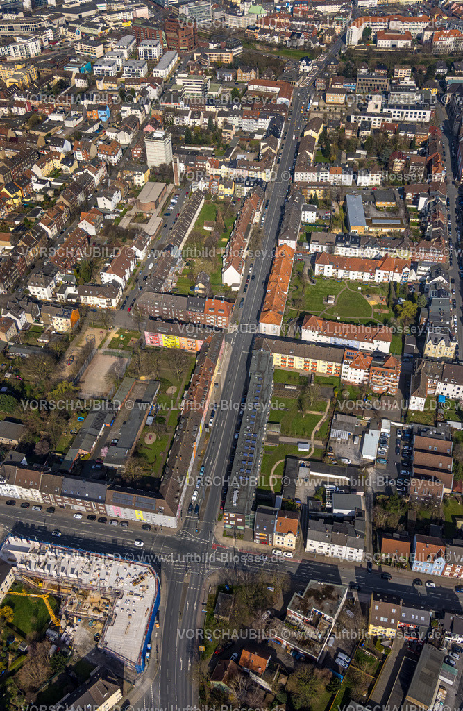 Hamm240306493 | Luftbild, City, Wohngebiet Goethestraße, Bundesstraße B63, Mitte, Hamm, Ruhrgebiet, Nordrhein-Westfalen, Deutschland