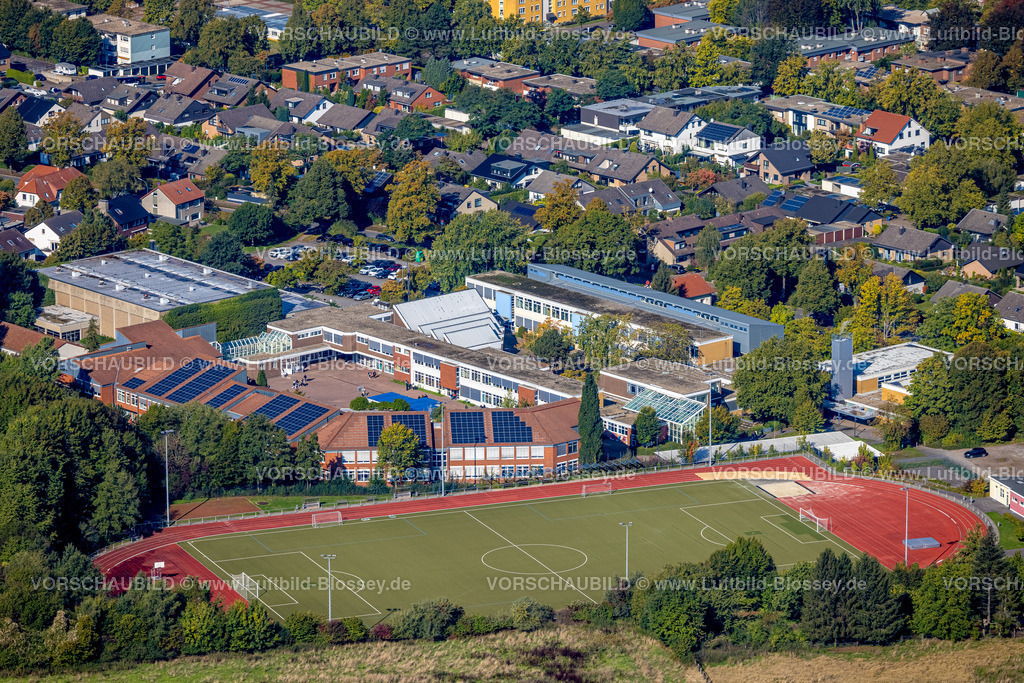 Holzwickede220900779Opherdicke | Luftbild, Clara-Schumann-Gymnasium, Josef Reding Schule, Sportplatz Schulzentrum, Holzwickede, Ruhrgebiet, Nordrhein-Westfalen, Deutschland