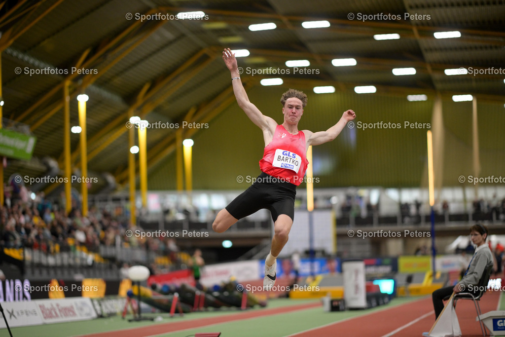 DM Halle 2026_Samstag-170 | 28.02.2026, xkaix, Leichtathletik Deutsche Meisterschaften Halle 2026,  v.l. Moritz Bartko (SC Potsdam e.V.) - Realisiert mit Pictrs.com