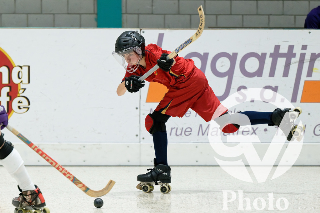Geneve RHC  v RC Biasca  - U17 | Geneve, Switzerland - May 10 : during the U17  match between Geneve RHC  and RC Biasca  at Centre sportif de la queue d'arve on May 10 , 2026 in Geneve, Switzerland.