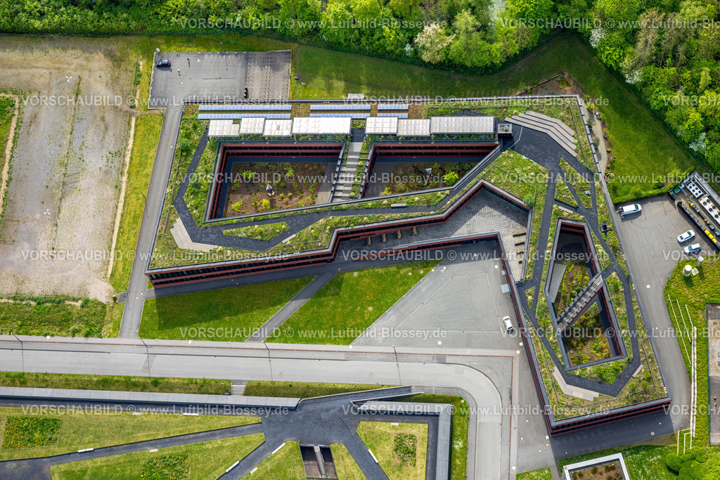 Essen240400402 | Luftbild, Gebäude RAG Aktiengesellschaft Bergbauunternehmen, am UNESCO-Welterbe Zollverein, Stoppenberg, Essen, Ruhrgebiet, Nordrhein-Westfalen, Deutschland
