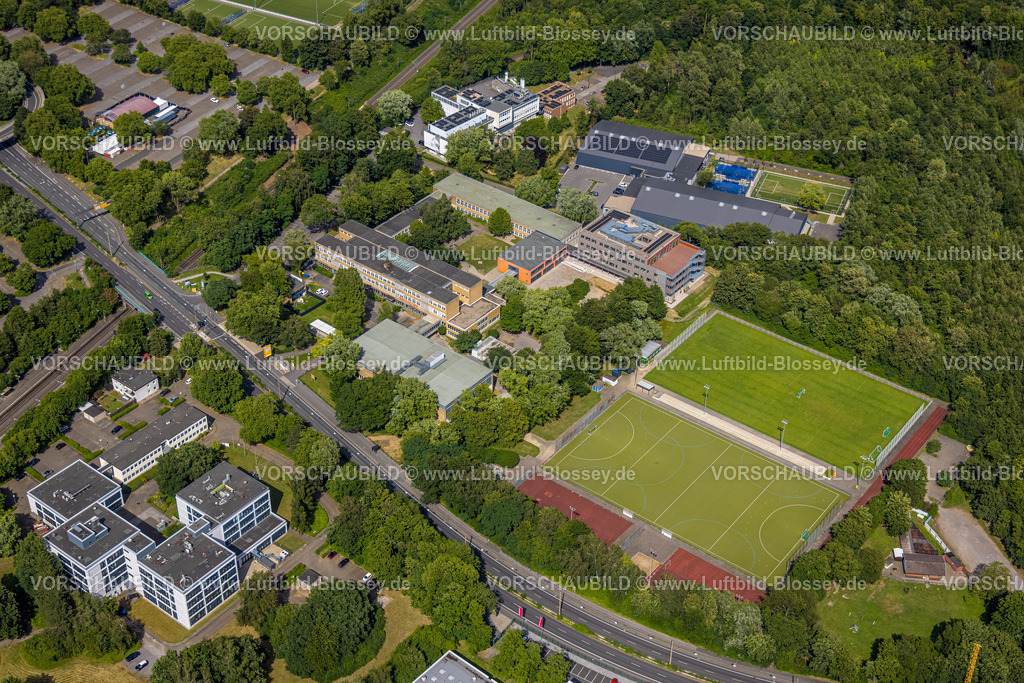 Dortmund230700515 | Luftbild, Max-Planck-Gymnasium, TSC Eintracht Dortmund - Hockey Sportplatz, Padel City Dortmund Anlage, Leibniz-Institute, Ruhrallee, Dortmund, Ruhrgebiet, Nordrhein-Westfalen, Deutschland