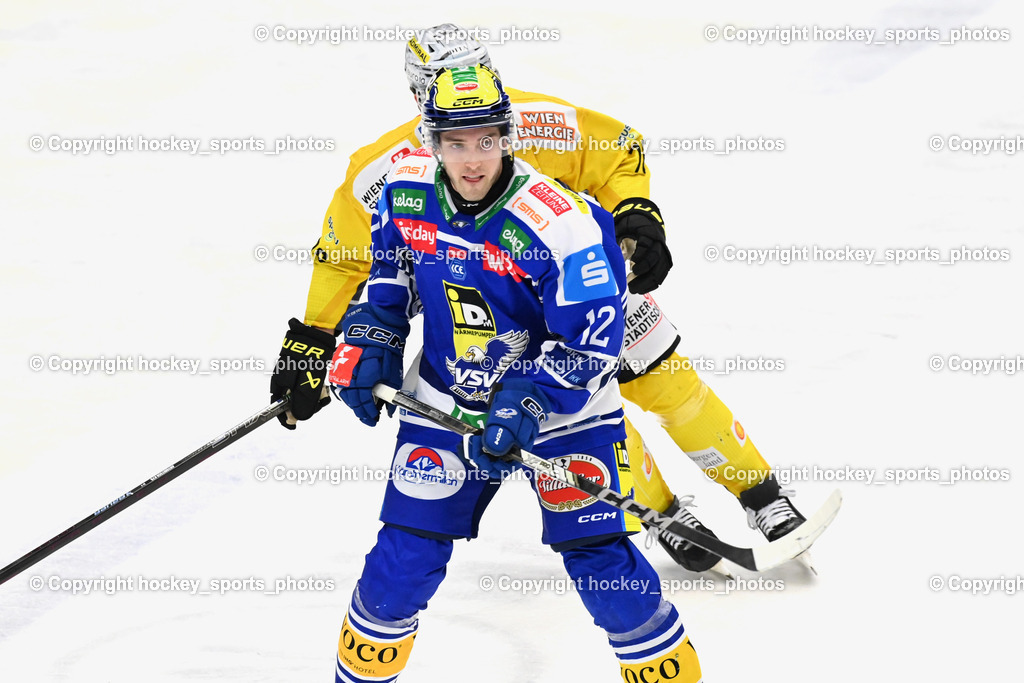 EC IDM Wärmepumpen VSV vs. Vienna Capitals | #12 Brett Budgell EC VSV, EC IDM Wärmepumpen VSV vs. Vienna Capitals, EC IDM Wärmepumpen VSV vs. Vienna Capitals am 28.01.2026 in Villach (Stadthalle Villach), Austria, (Photo by Bernd Stefan)