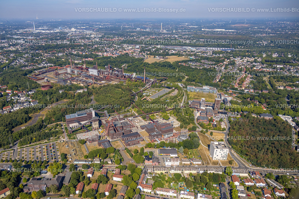 Essen220806859 | Luftbild, Zeche Zollverein, UNESCO-Welterbe, Essen-Stoppenberg, Essen, Ruhrgebiet, Nordrhein-Westfalen, Deutschland
