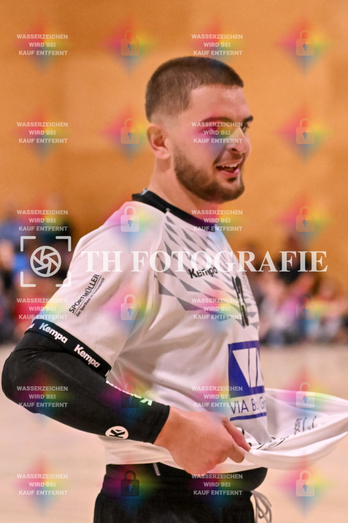 GER, SG Maulburg/Steinen - HSG Dreiland, Handball, Landesliga Suedbaden, 4. Spieltag, Saison 2024/2025, 12.10.2024 | Clirim Maraj (HSG Dreiland, #13)GER, SG Maulburg/Steinen - HSG Dreiland, Handball, Landesliga Suedbaden, 4. Spieltag, Saison 2024/2025, 12.10.2024Foto: TH Fotografie/Thomas Hess