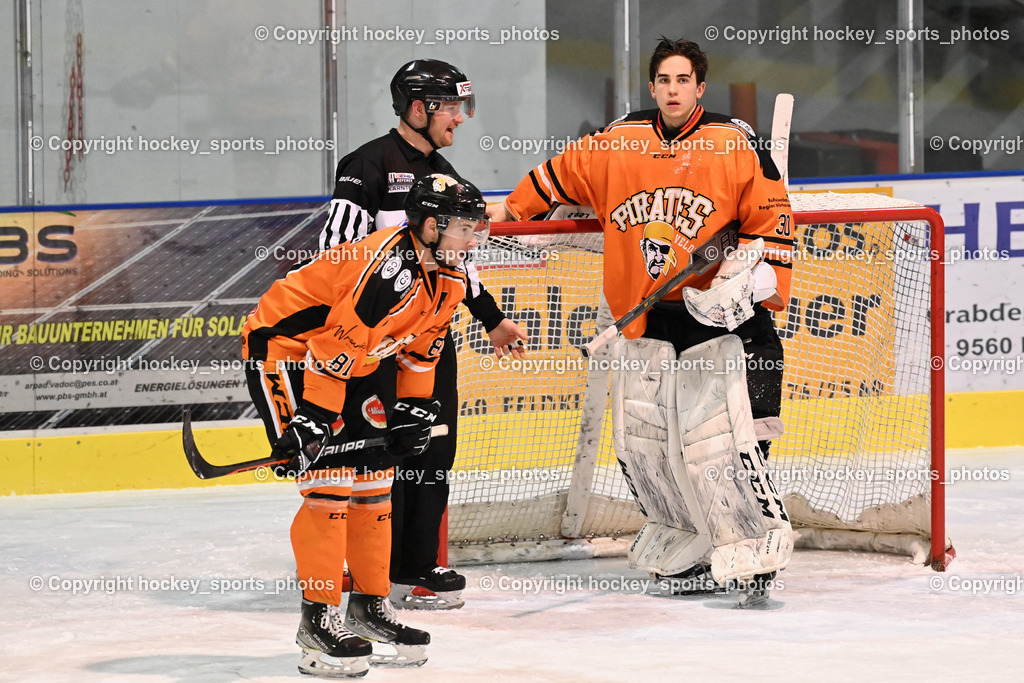 ESC Steindorf vs. USC Velden 4.1.2023 | #81 Wieser Christopher, PÖTSCHER Michael Referee, #30 Grascher Patrick