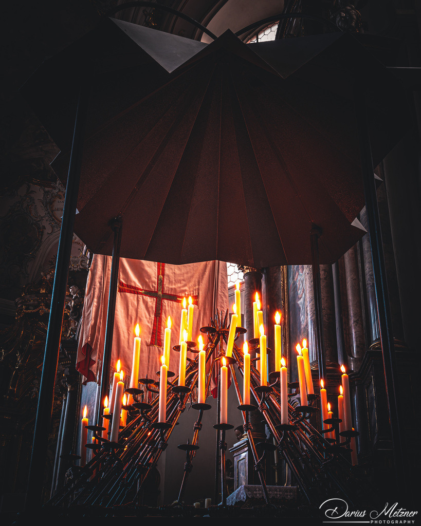 Kerzen in der Mainzer Augustinerkirche | Kerzen in der Mainzer Augustinerkirche