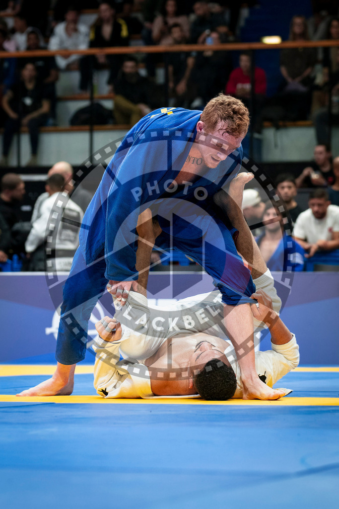 20240126PBB1441 | Fighters compete during the Brazilian Jiu-Jitsu European Championship of the IBJJF in Paris, France, on January 26, 2024.