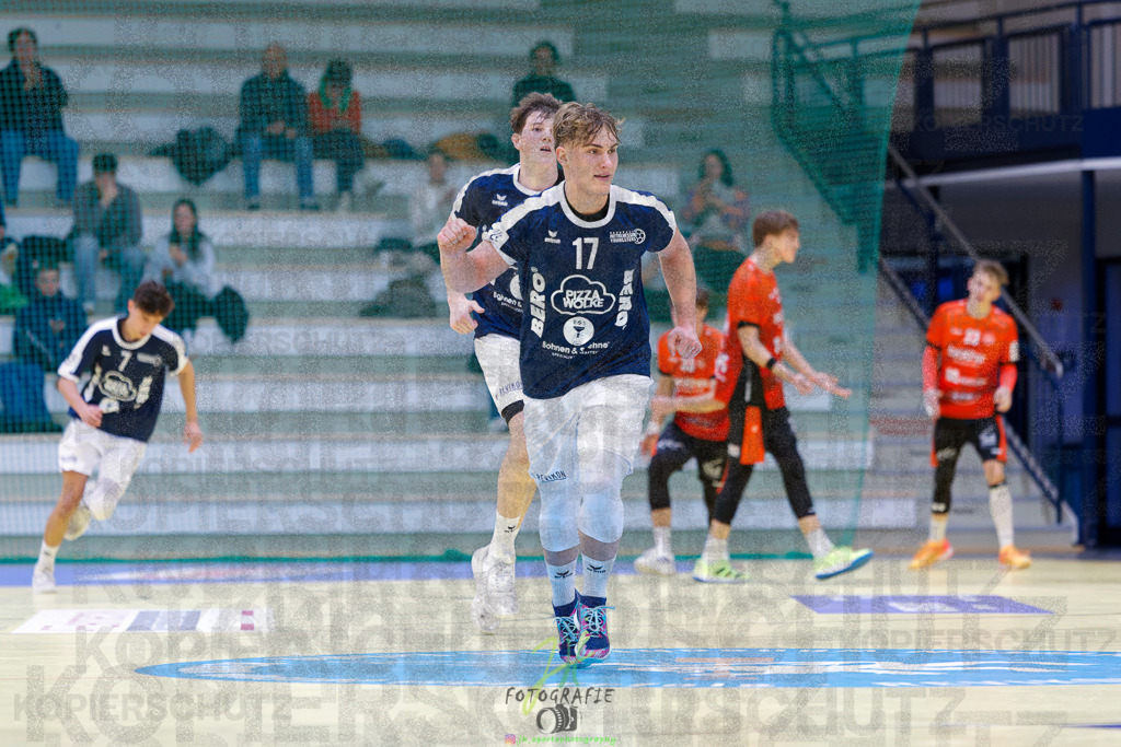 Jugendbundesliga A-Jugend; HSG Dutenhofen/Münchh. - HSG Rodgau Nieder-Roden | Jugendbundesliga A-Jugend; HSG Dutenhofen/Münchh. - HSG Rodgau Nieder-Roden am 07.12.2024 in Dutenhofen (Sporthalle Dutenhofen)Photo © 2024 - Jörg Heinrich - Realisiert mit Pictrs.com