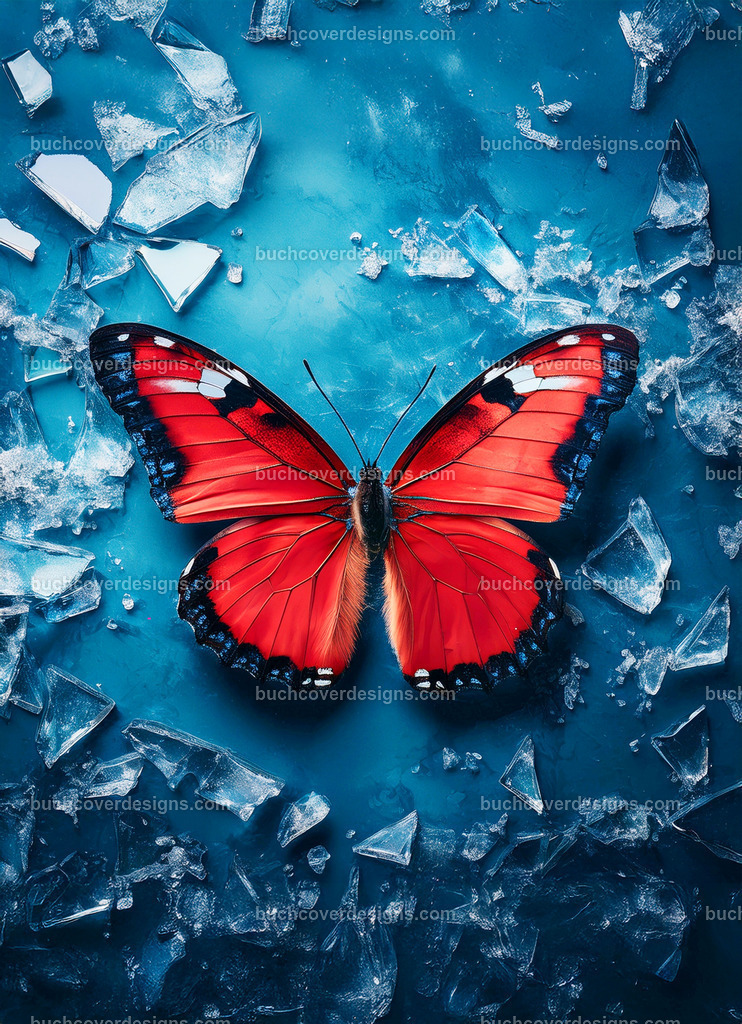 Glasscherben _ Glassplitter mit schmetterling | Entdecken Sie kreative Buch Cover Designs für Self-Publishing-Autoren und Verlage! Unsere maßgeschneiderten Designs ziehen Leser an und bringen Ihre Geschichten visuell zum Leben. Lassen Sie uns Ihr perfektes Cover gestalten!