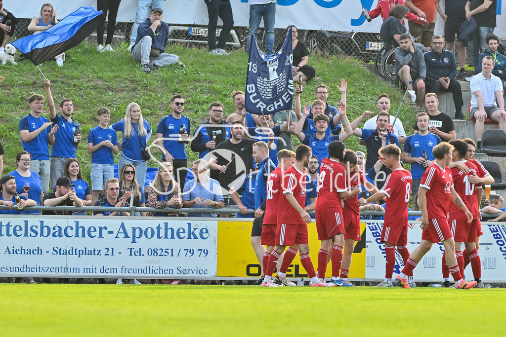 SpVgg Auerbach-Streitheim - TSV Burgheim | Jubel nach 1-3 durch Burgheim 20